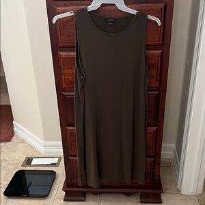 J. Jill Wearever Collection Brown Dress